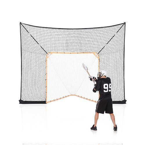 VEVOR Hockeytor Lacrosse-Tor 360x279 cm, großes Netz mit erweiterter Abdeckung, einfach aufzubauen, inkl. Zubehör (nur Netz), ZQGQQMTJK1291LY4QV0
