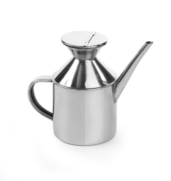 Hendi Olivenöl-Spender, 0,25 L, ØxH: 84x158 mm, polierter Edelstahl, 462904