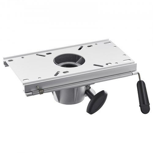 VEVOR Aluminium Bootssitzsockel mit Schieber, 127 mm Schiebeweg, wasserdicht, rostbeständig, für Sockelpfosten, CYZYDZDHG1J0BJW5Y001V0