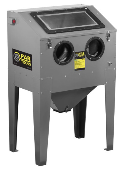 Fartools Stand-Strahlkabine 220, mit 4 Düsen für Sandstrahlarbeiten, CS 220, 115102