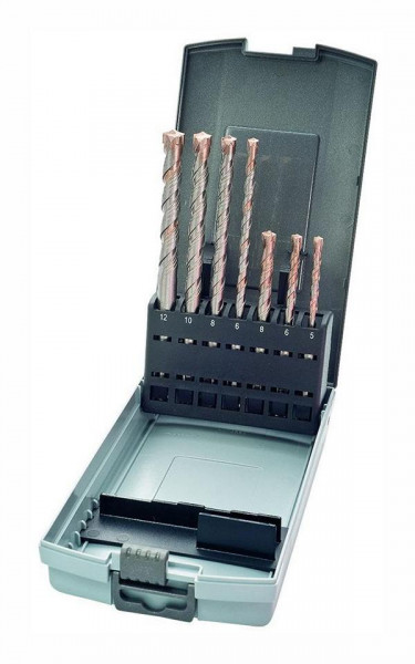 KEIL Hammerbohrer Sortiment SDS-plus MS5 TURBOHEAD Xpro RoseBox 7-teilig, A1.251.500.512