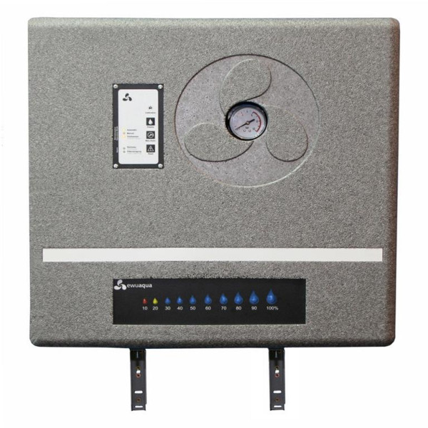 ewuaqua iWater Geräuscharmer Regenwassermananager iCube L (mit Füllstandsanzeige), 12006