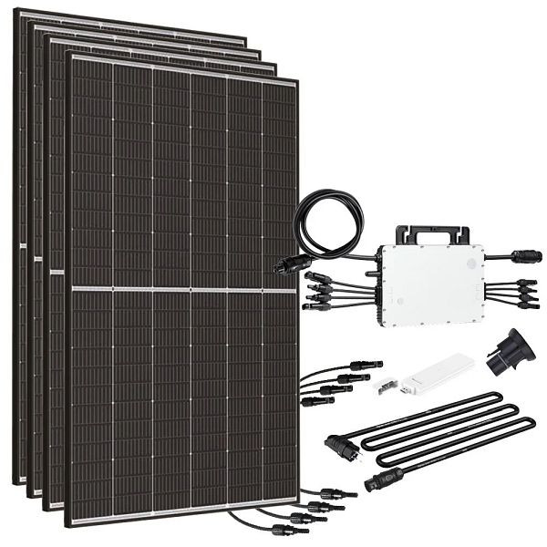 Offgridtec Balkonkraftwerk 1700W HM-1500 DTU-WLite Trina Vertex-S 425 Mini-PV Solaranlage, 4-01-016450