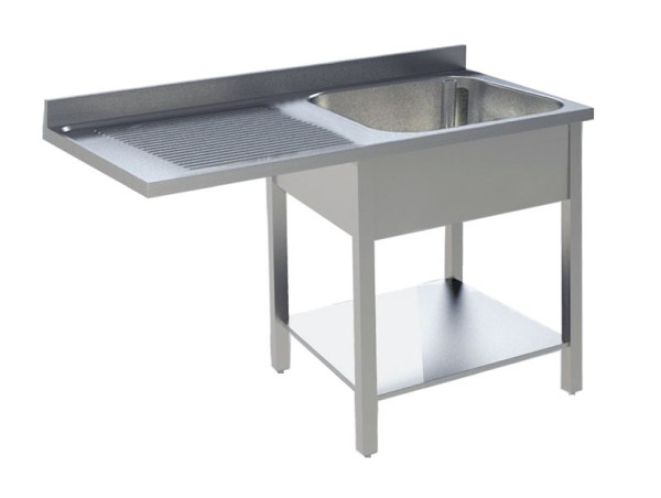 KBS Spülcenter für Spülmaschinen, 1 Becken rechts, 140x70x90cm, 92011105