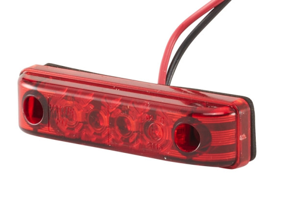 HELLA VALUEFIT Schlussleuchte, Valuefit, LED, 12V, Anbau, Lichtscheibenfarbe: rot, Kabel: 150mm, Stecker: Flachsteckhülse, links/rechts, 2TM 357 010-011