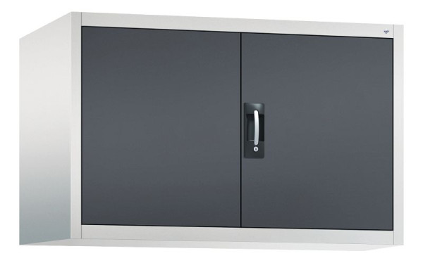 C+P Aufsatzschrank Acurado, H790xB1200xT600mm, Farbe: Lichtgrau / Schwarzgrau, Muldengriff, 9495-000 S10003