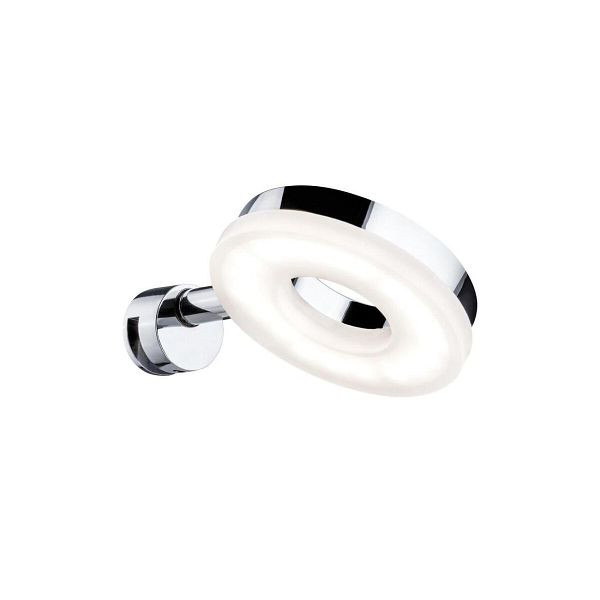 PAULMANN LED-Spiegelleuchte 4W Becrux 3000K 336lm chrom 1LED Konverter Kunststoff opal IP20 93x93x140mm 708.81, 103952