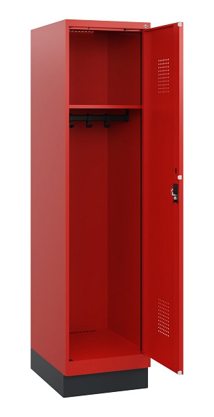 C+P Spind Evolo PLUS, Sockel, 1 Abteil, 1630x400x500mm, 3020/3020, Zylinderschloss, 0490205-12 S10052