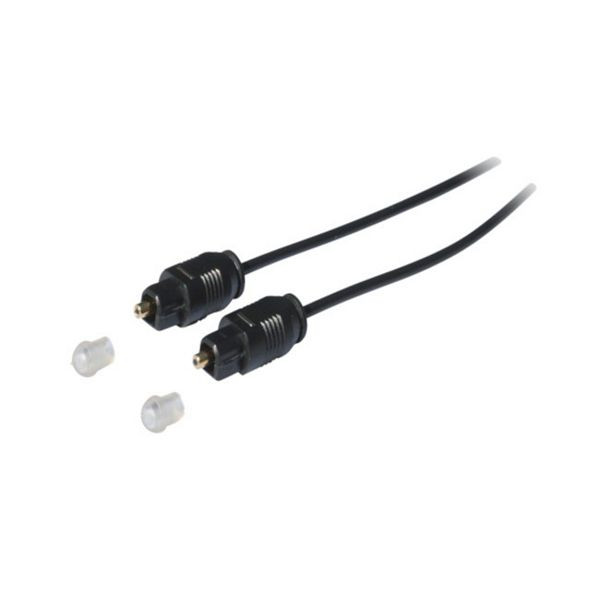 S-Conn Lichtwellenleiterkabel 2,2mm, Toslink-Stecker auf Toslink-Stecker, 1,0m, 69002-1.0
