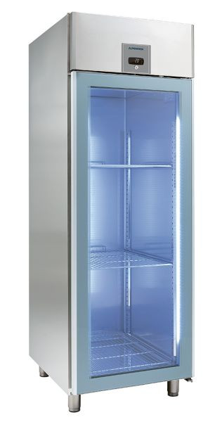 ALPENINOX Umluft-Gewerbetiefkühlschrank TKU 702-G COMFORT, für GN 2/1, steckerfertig, Umluftkühlung, 402729662