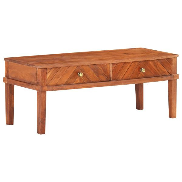 vidaXL TV-Schrank 110 x 40 x 41 cm Massivholz Akazie, 286577