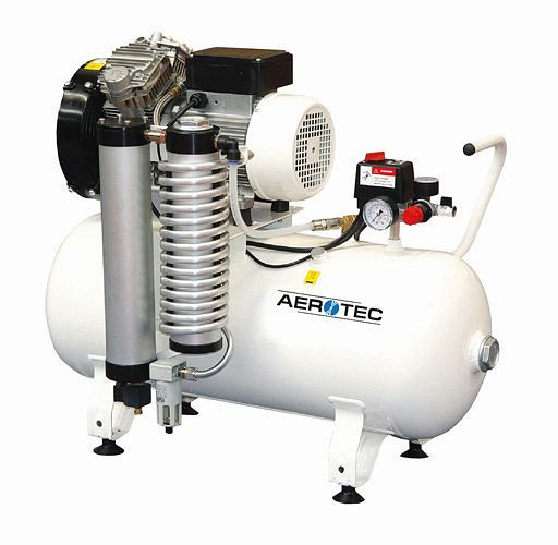 AEROTEC Kompressor Druckluft ohne Trockner ölfrei, 50 L, 25351301