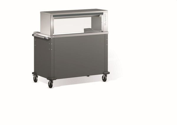 B.PRO BC I-flex 3 to go mit drei integrierten Induktionskochfeldern mit Galerie und elektrostatischer Filterung ION TEC, 575020