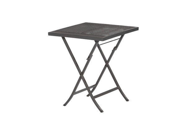 Merxx Samos Klapptisch, 60 x 60 cm, Stahlgeflecht, 21616-217