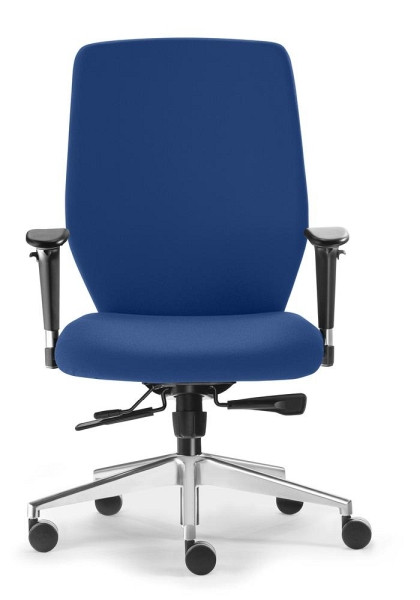 Deskin Bürostuhl DV100 PRO inkl. Armehnen, Blau, 590 x 450 x 990 mm, 348020