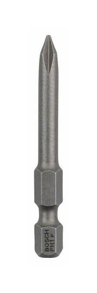 Bosch Schrauberbit Extra-Hart PH 1, 49 mm, 25er-Pack, 2607002502