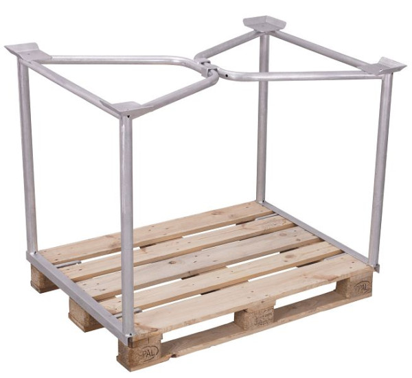 VARIOfit Palettenaufsatz Typ 65, verzinkt, Innenmaße: 1.125 x 800 mm, Nutzhöhe: 800 mm, vpa-080.005