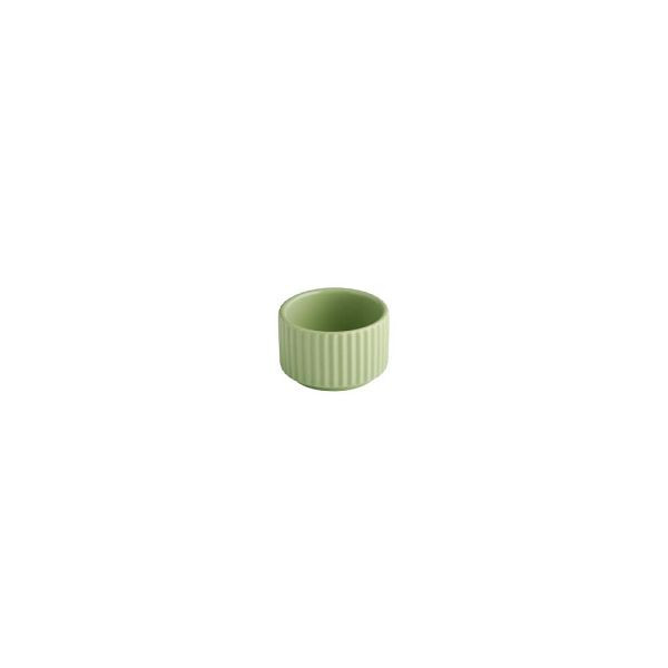 APS Mini-Schale THE GRID - Porzellan salbei, Ø 6 cm, 45 ml, stapelbar, 19102