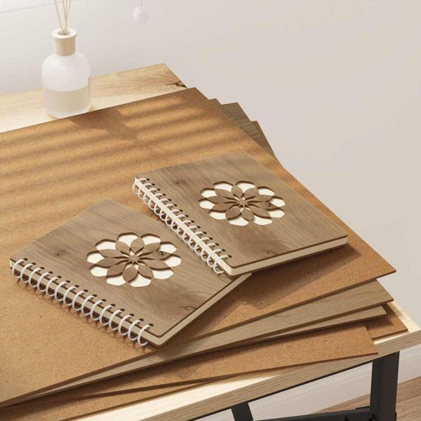 vidaXL Dekoplatten 50 pcs Artisan-Eiche 40 x 60 x 0.3 cm Holzwerkstoff, 885614