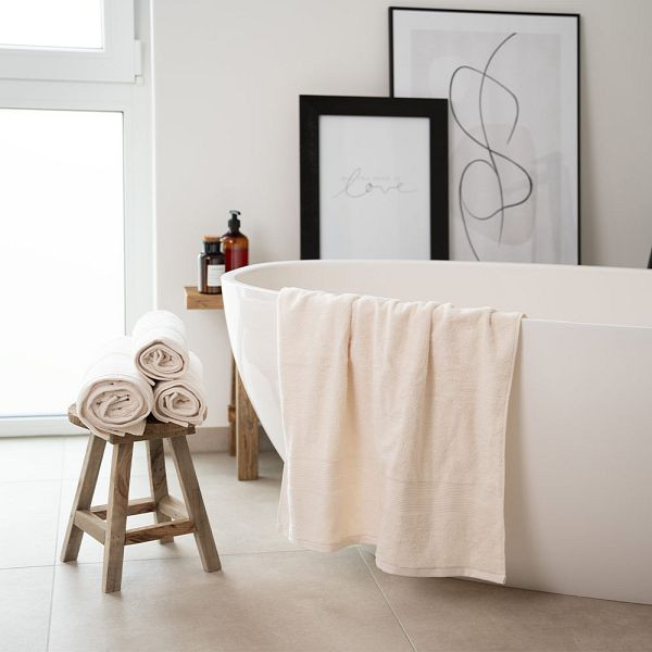 HOME DELUXE Handtuch Set 4 teilig SOFT, Beige, 55527