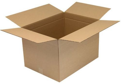 TransPak Wellpapp-Faltkarton 1-wellig, Innenmaß 600 x 450 x 400 mm, Format A2, Qualität 1.30C, VE: 25 Stück, 299422