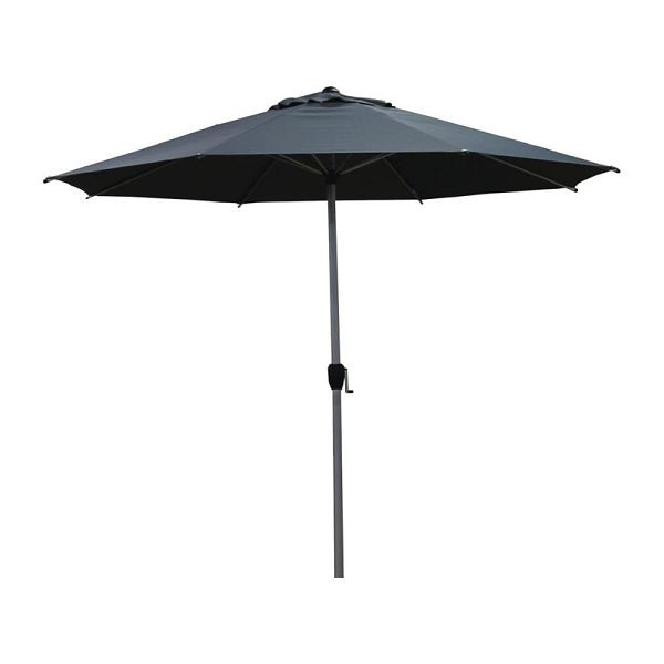 Sorara Lyon Sonnenschirm rund 3m Grau, FS698