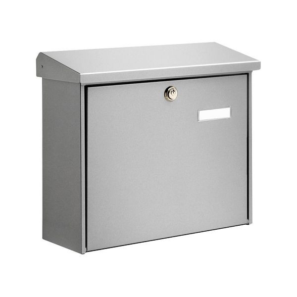 BURG-WÄCHTER Briefkasten Comfort, 380 x 340 x 148 mm, silber, Stahl, 913SI