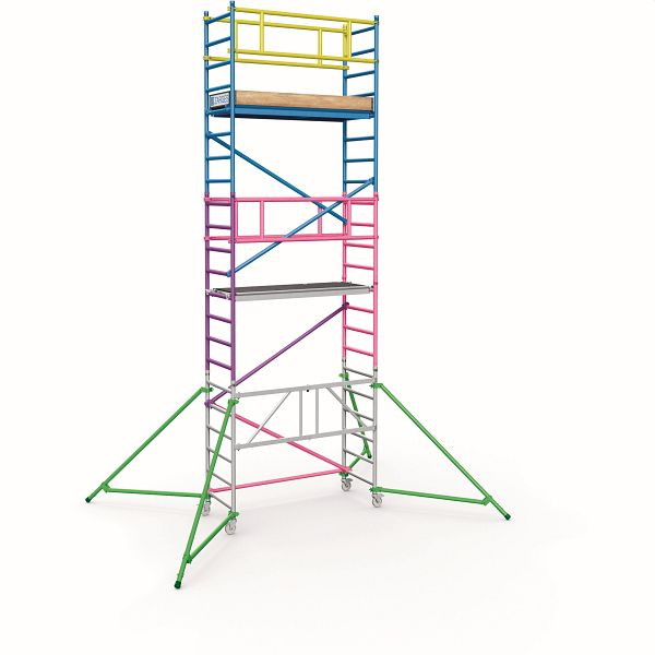 ZARGES 2m Aufstockpaket 1T (hellblau), 53554, 4003866535545