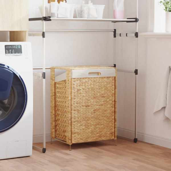 vidaXL Wäschekorb 44x34x64 cm Wasserhyazinthe, 355186, 8720845925598
