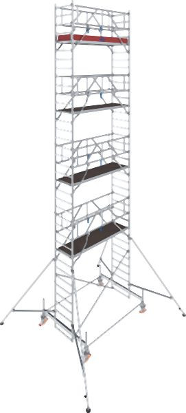 Krause Stabilo Fahrgerüst S100 Feldlänge: 2,50m, Arbeitshöhe: 10,50m, 774071