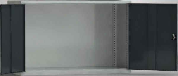 KLW Schwerlastschrank-Leergehäuse mit Flügeltüren 1000 x 1516 x 656 mm H x B x T, 7FW-TP1000TD-L001XPB