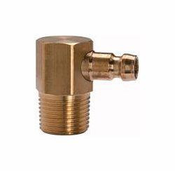 Riegler Temperier-Einstecknippel DN 6 90, ohne Absperrventil, Außengewinde, 107945