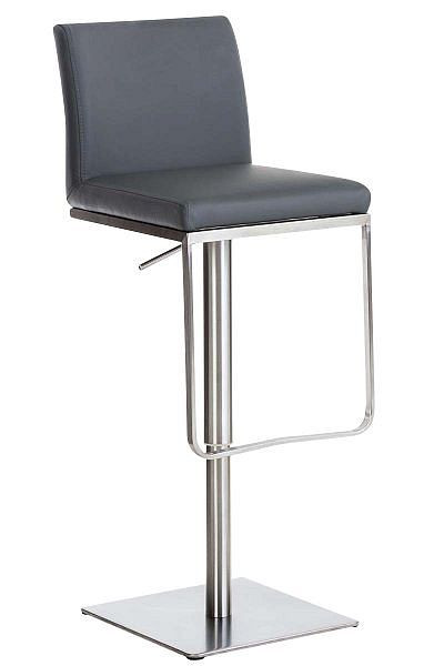 CLP Barhocker Panama E Kunstleder, grau, 1027408, 4250420216024