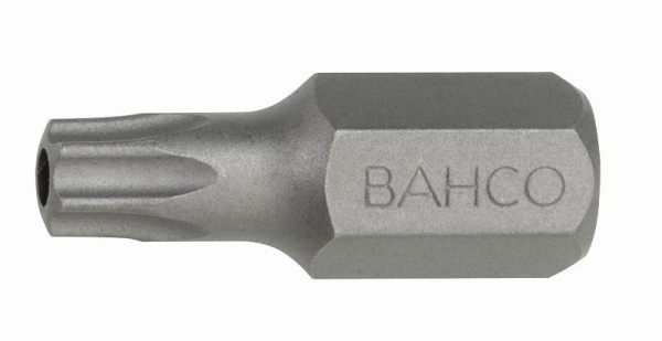 Bahco 10 mm Bits, 30 mm, Torx® mit Sicherungsstift, TR 20, 5er Pack, BE5049T20H