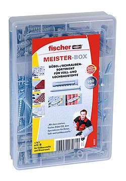 Fischer Meister-Box Dübel SX + Schrauben, 513777