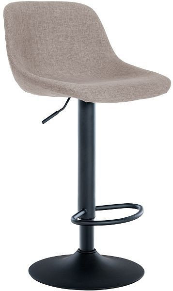 CLP Barhocker Loft Stoff, taupe, 321074, 4251756480509