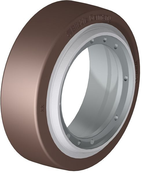 Blickle RB 260x80/150-8+2 Rad aus Blickle Besthane®, Braun, 737805