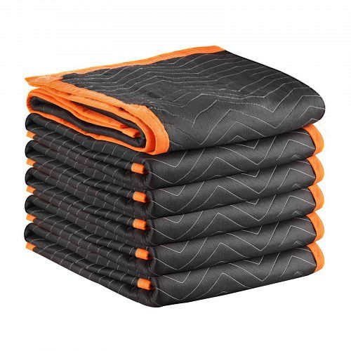 VEVOR Umzugsdecken, 6 Stk., 2032 x 1829 mm, Baumwollfüllung, Möbeldecke, gepolsterte Packdecke zum Schutz von Möbeln, DCBYT80X72INFM6B8001V0