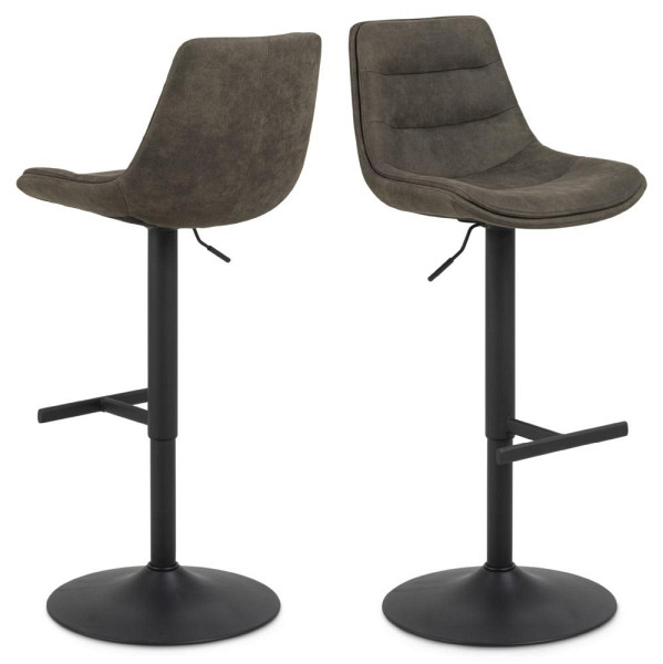 Deskin Barhocker NERO Comfort PRO, Gestellfarbe: Schwarz, Gesamthöhe 950-1160 mm, 348589