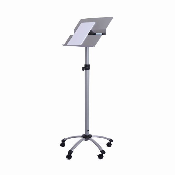 Rocada Mobiles Rednerpult Metall, silber, 3080, 8427951030801