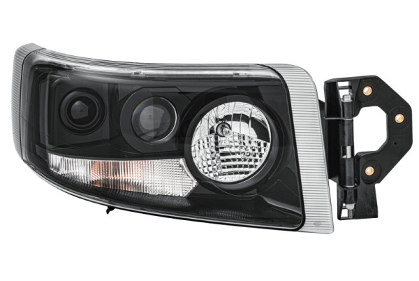 HELLA DE/Halogen-Hauptscheinwerfer, für u.a. Renault Trucks C-series 250, D-serie, schwarz, für Rechtsverkehr, rechts, 1EL 011 171-261