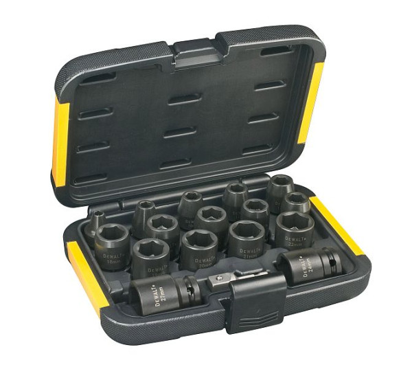 DeWalt Steckschlüssel-Set 17-teilig schlagfest, DT7506-QZ
