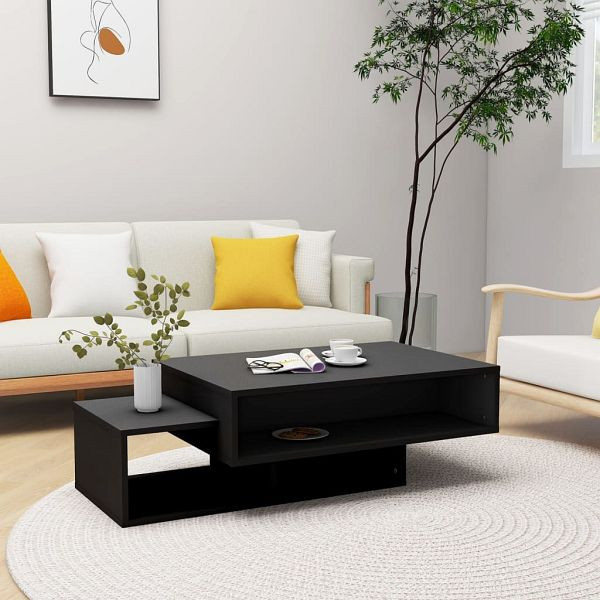 vidaXL Couchtisch Schwarz 105x55x32 cm Holzwerkstoff, 808523
