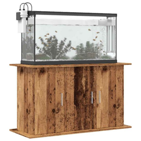 vidaXL Aquariumständer Altholz-Optik 101x41x58 cm Holzwerkstoff, 857286