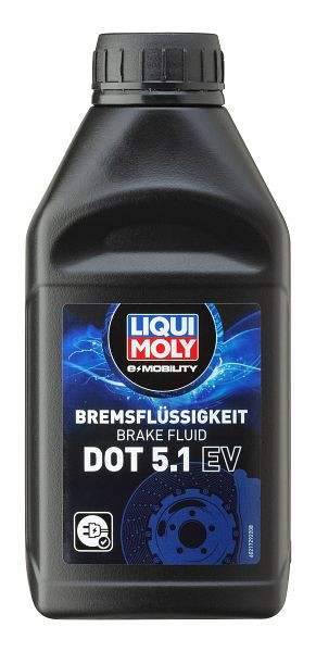 LIQUI MOLY Bremsflüssigkeit DOT 5.1 EV, Kanister Kunststoff, VE: 0,5 Liter, 21729