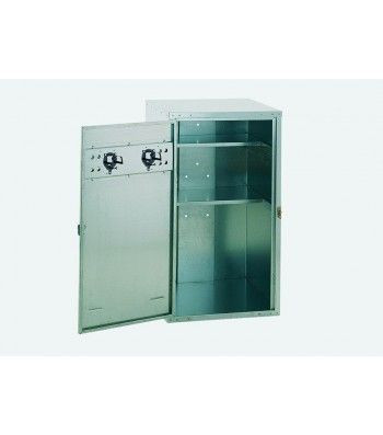 Growi Deckenschrank (HxTxB): 106 x 75 x 75 cm, Vorhangschloss, Einlegeböden, 10049750