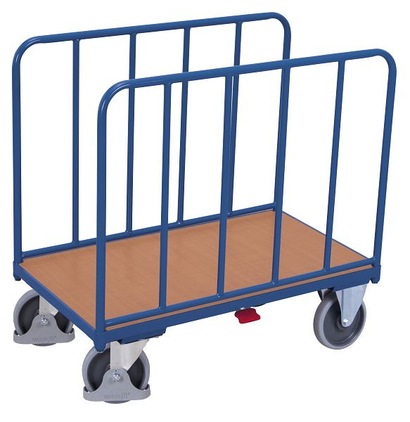 VARIOfit Seitenbügelwagen mit Rohrwänden, Ladefläche: 1.060 x 640 mm, RAL 5010 enzianblau, sw-700.203