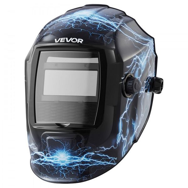 VEVOR Automatik Schweißhelm, 93x43 mm True Color, Solar, 2 Sensoren, DIN 4/9-13, WIG/MIG/ARC, CRIUS-Serie (blau), QJHJTKLSSD6SRAH92001Y3