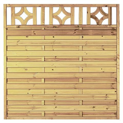 T&J OLYMP-Serie, 180 x 180 cm, kdi-grün, Rahmen 45/45 mm, Lamellen geriffelt & geschraubt, 33801