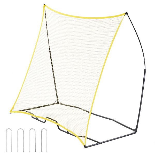 VEVOR Fußball-Rebounder, Tragbares Fußball-Trainernetz Tragbare Tasche 7x7 Fuß, ZQHDWTZDZBXGBPZ5WV0